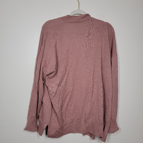 Madewell open front cardigan mauve size XL - Picture 5 of 5